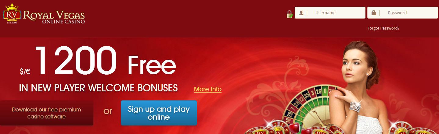 Бонусы в Роял Вегас